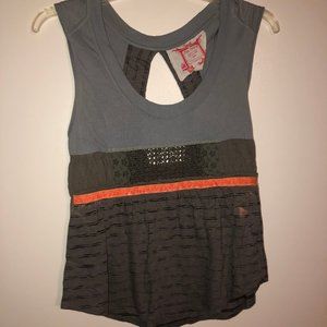 Free People Cutout Back Top